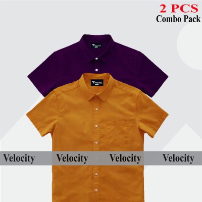 100% Oxford Cotton Fabric Short Sleeve Shirt For Men's