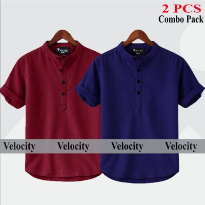 Short Sleeve Katua Oxford cotton For mens