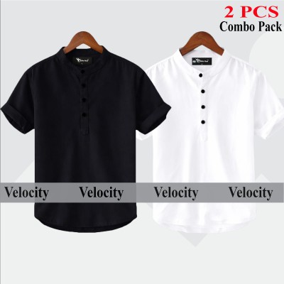 Short Sleeve Katua Oxford cotton For mens