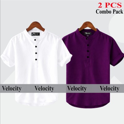 Short Sleeve Katua Oxford cotton For mens