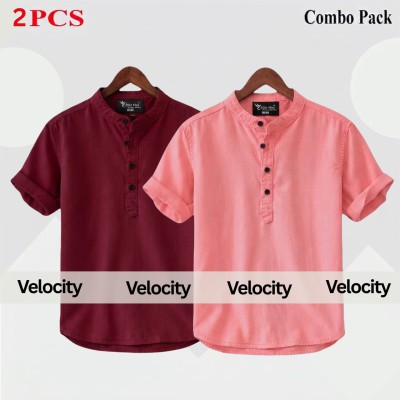 Short Sleeve Katua Oxford cotton For mens