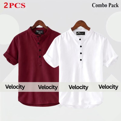 Short Sleeve Katua Oxford cotton For mens
