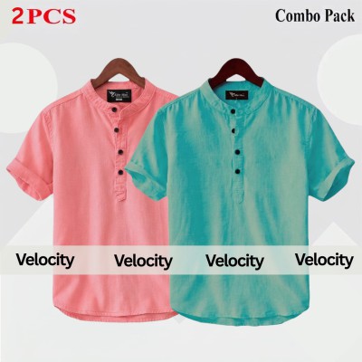 Short Sleeve Katua Oxford cotton For mens