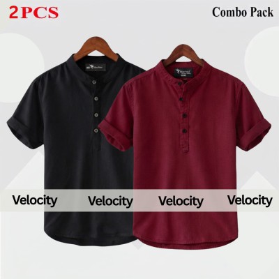 Short Sleeve Katua Oxford cotton For mens