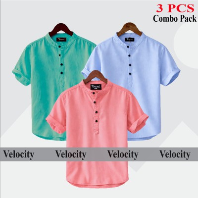 Short Sleeve Katua Oxford cotton For mens