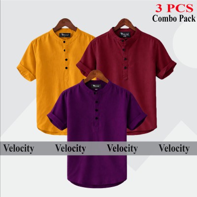 Short Sleeve Katua Oxford cotton For mens