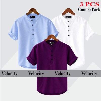 Short Sleeve Katua Oxford cotton For mens