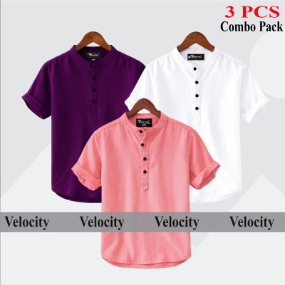 Short Sleeve Katua Oxford cotton For mens