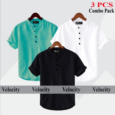 Short Sleeve Katua Oxford cotton For mens