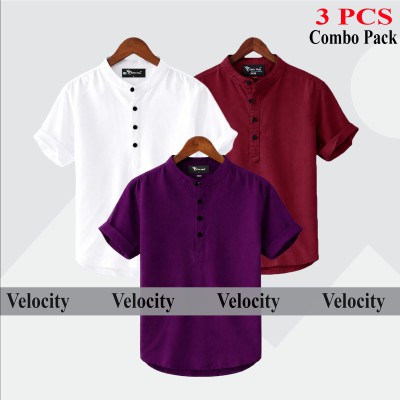 Short Sleeve Katua Oxford cotton For mens