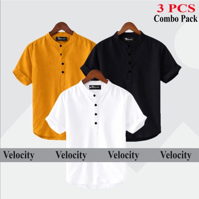 Short Sleeve Katua Oxford cotton For mens