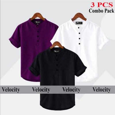 Short Sleeve Katua Oxford cotton For mens
