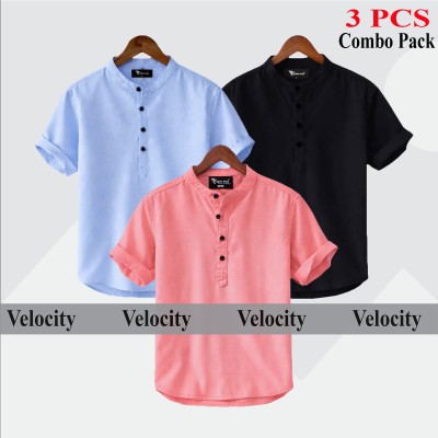 Short Sleeve Katua Oxford cotton For mens