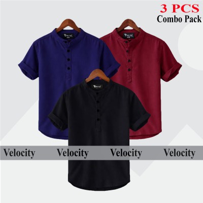 Short Sleeve Katua Oxford cotton For mens