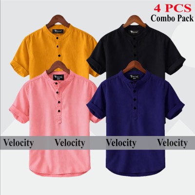 Short Sleeve Katua Oxford cotton For mens