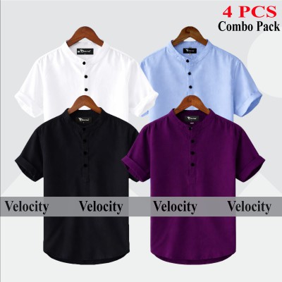 Short Sleeve Katua Oxford cotton For mens