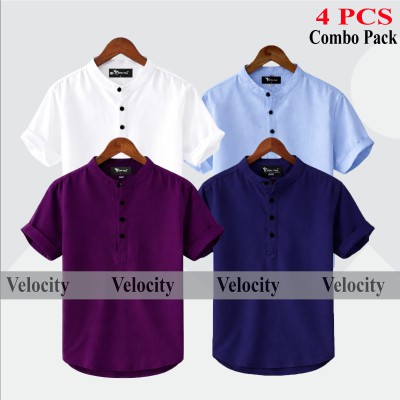 Short Sleeve Katua Oxford cotton For mens