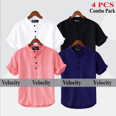 Short Sleeve Katua Oxford cotton For mens