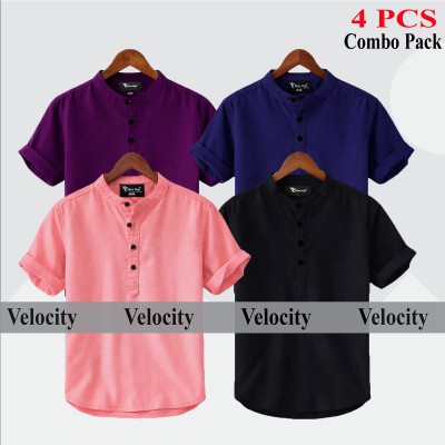 Short Sleeve Katua Oxford cotton For mens