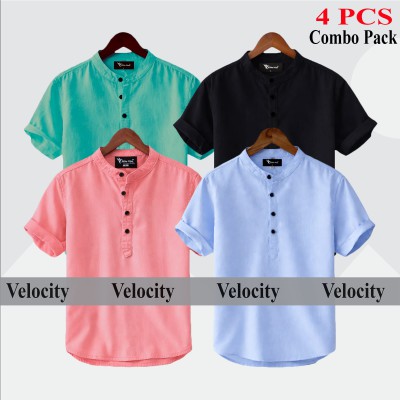Short Sleeve Katua Oxford cotton For mens