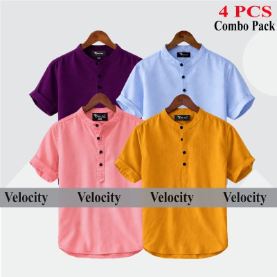 Short Sleeve Katua Oxford cotton For mens