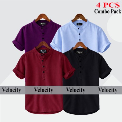 Short Sleeve Katua Oxford cotton For mens