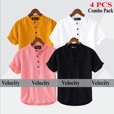 Short Sleeve Katua Oxford cotton For mens