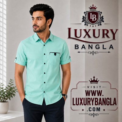 Half Sleeve Stylish Shart Oxford cotton For mens