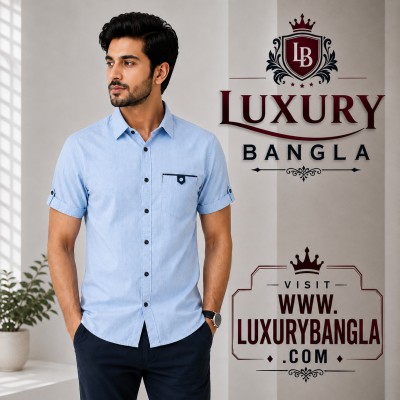 Half Sleeve Stylish Shart Oxford cotton For mens