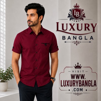 Half Sleeve Stylish Shart Oxford cotton For mens