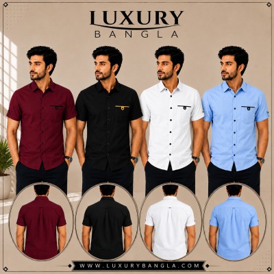 Half Sleeve Stylish Shart Oxford cotton For mens