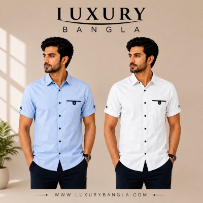 Half Sleeve Stylish Shart Oxford cotton For mens