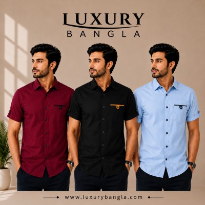 Half Sleeve Stylish Shart Oxford cotton For mens